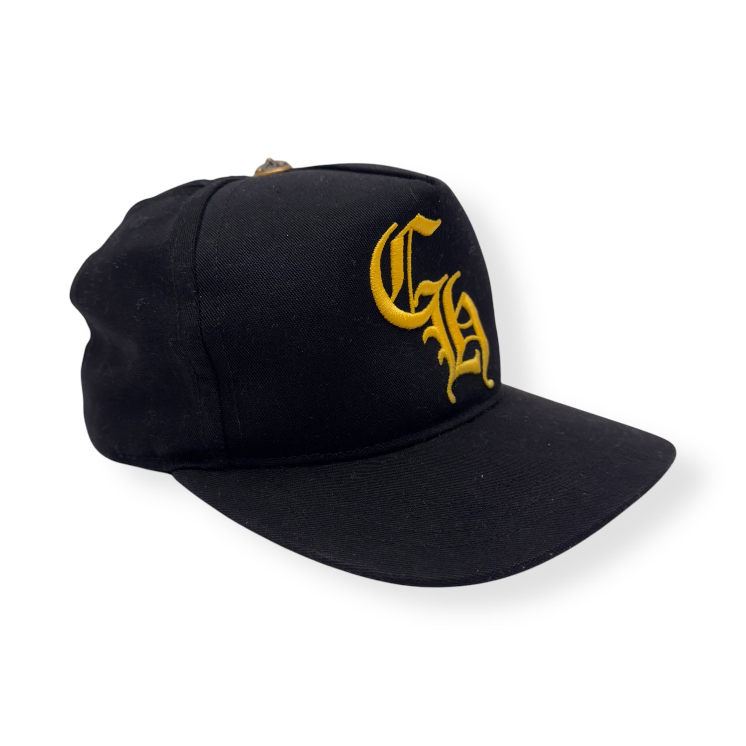 CHROME HEARTS CH BASEBALL CAP BLACK / YELLOW O/S