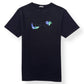 DIOR X KENNY FW21 CROSSOVER ALPHABET KNITTED T-SHIRT BLACK M
