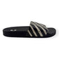OFF-WHITE SPRAY STRIPES SLIDES BLACK / WHITE UK10