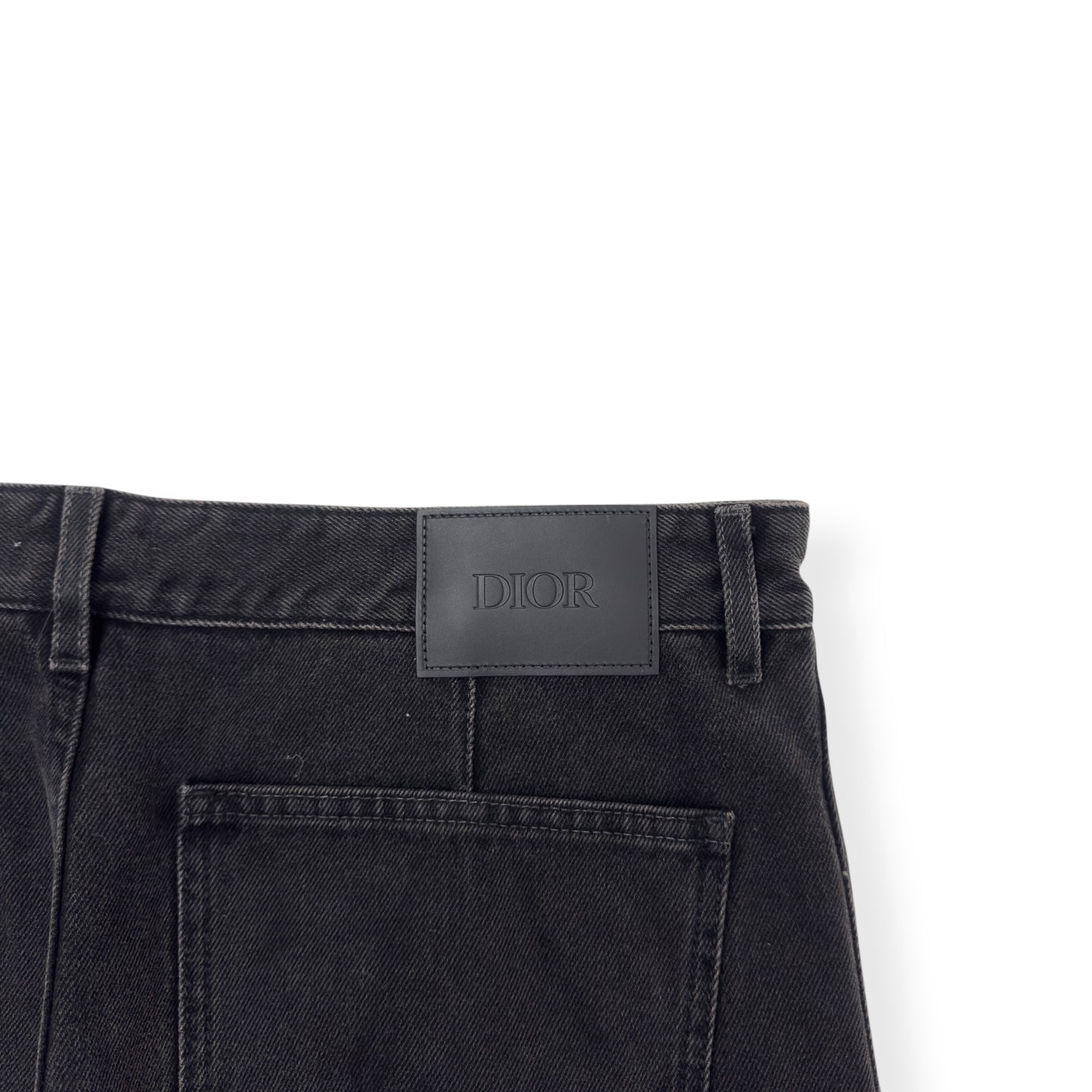 DIOR CARPENTER STRAIGHT-LEG DENIM JEANS BLACK 50 / W34” / L