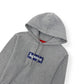 SUPREME BANDANA BOX LOGO HOODIE GREY / BLUE S