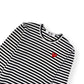 CDG PLAY LONG SLEEVE T-SHIRT BLACK / WHITE L