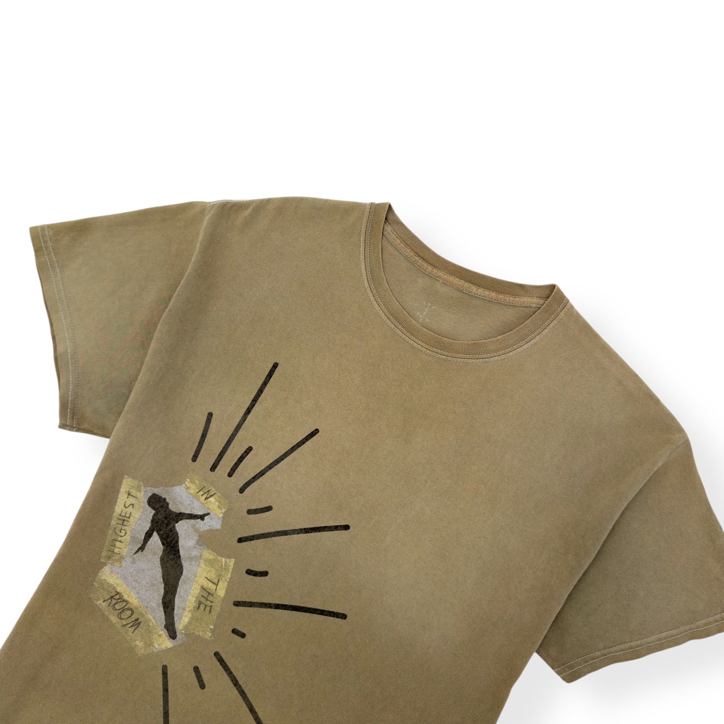 CACTUS JACK TRAVIS SCOTT HIGHEST IN THE ROOM T-SHIRT OLIVE L