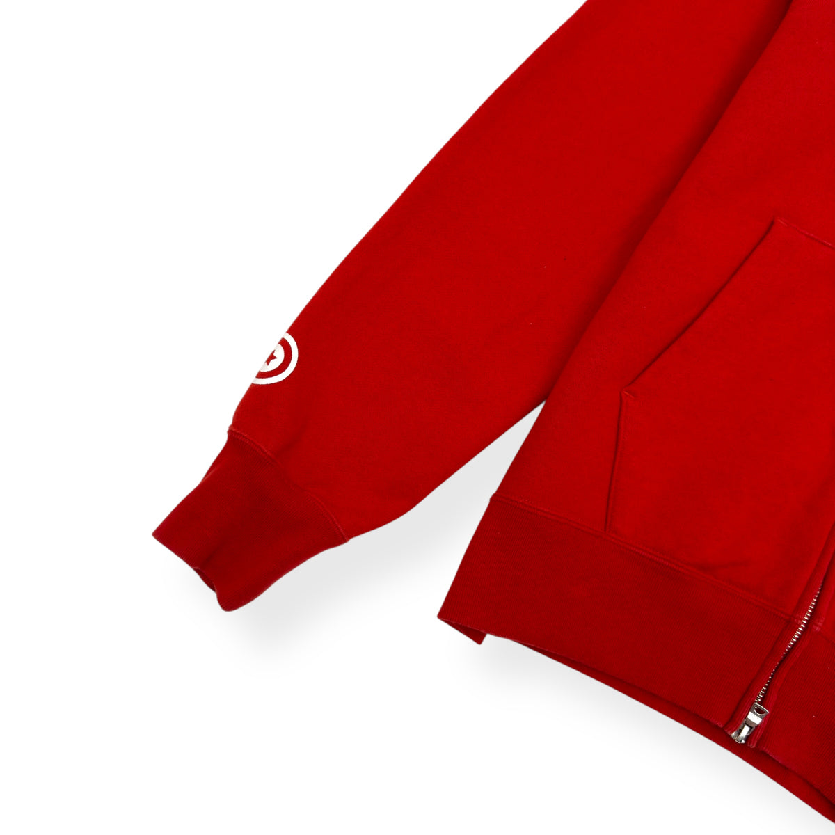 A BATHING APE SHARK FULL ZIP HOODIE RED L
