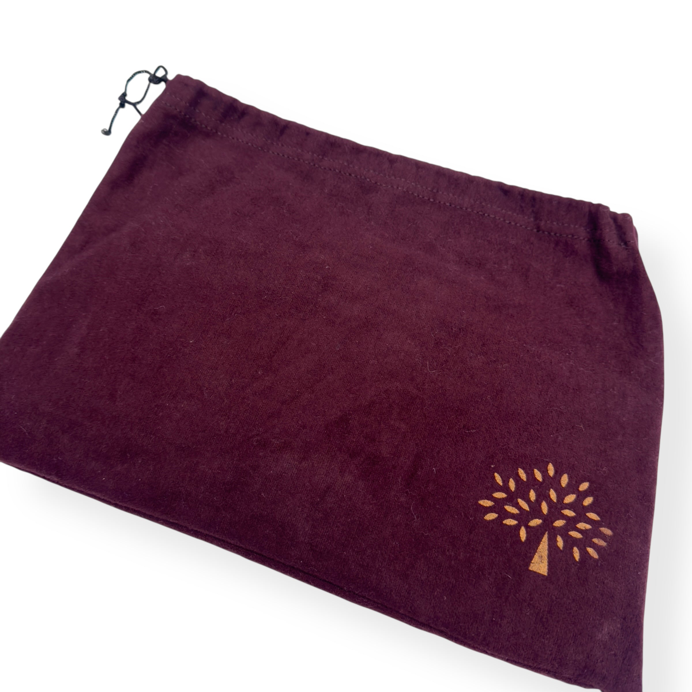 MULBERRY CLOTH CLUTCH WALLET PURPLE / SILVER