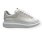 ALEXANDER MCQUEEN OVERSIZED LEATHER SNEAKER WHITE 42.5 / UK8.5