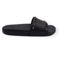 VALENTINO GARAVANI ROCKSTUD RUBBER SLIDES BLACK / SILVER 38 / UK5