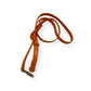 BALENCIAGA HOURGLASS CROCODILE PRINT LEATHER BAG ORANGE S