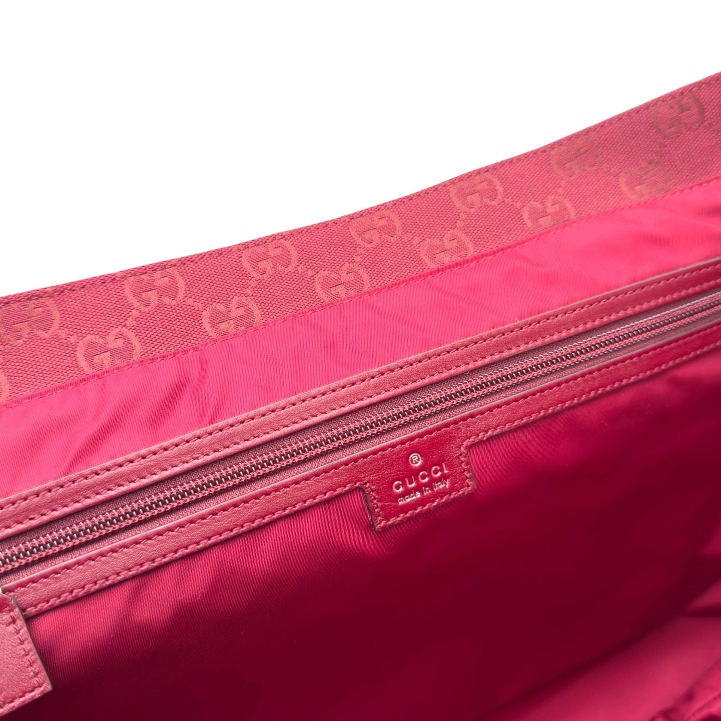 GUCCI GG TOTE BAG ANCORA RED L