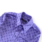 LOUIS VUITTON LV MONOGRAM VELVET SHIRT PURPLE L