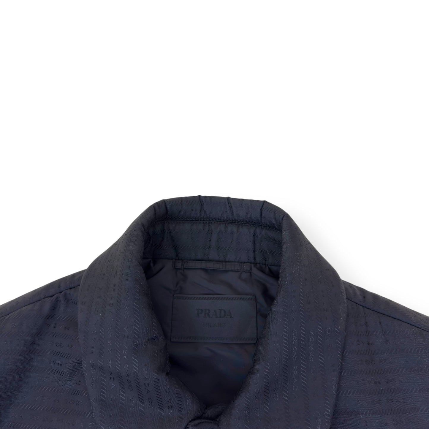 PRADA RE-NYLON PLAQUE-LOGO PADDED GILET BLACK M