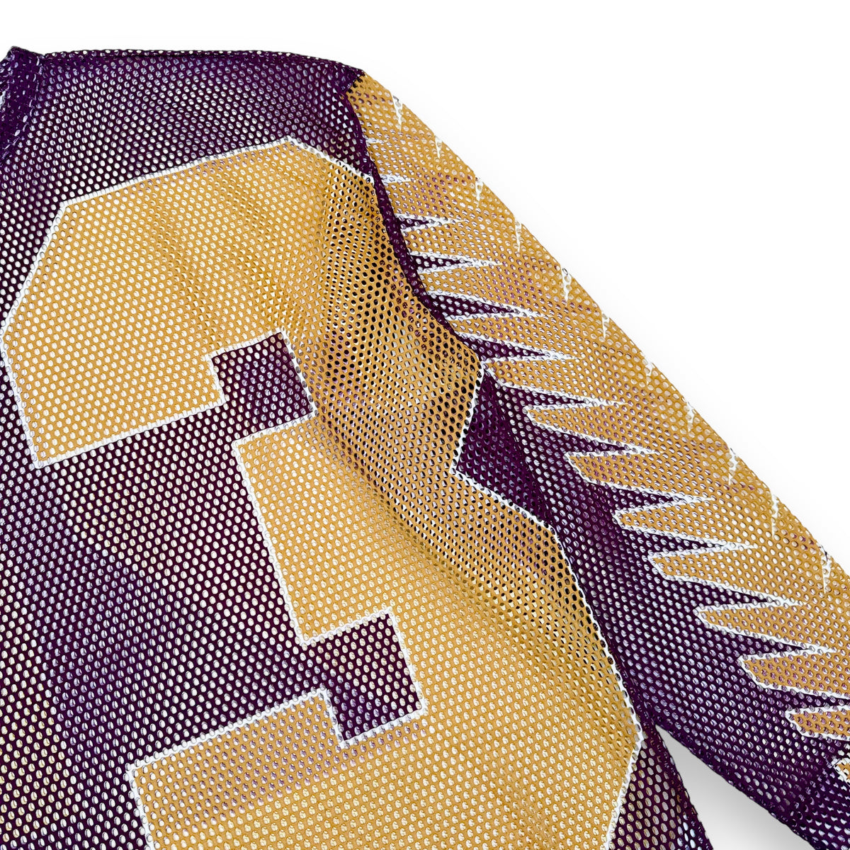 DRIES VAN NOTEN 23 OVERSIZED MESH SHIRT PURPLE L