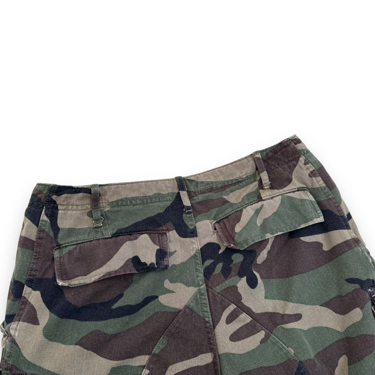 BALENCIAGA CARGO PANTS GREEN CAMO S