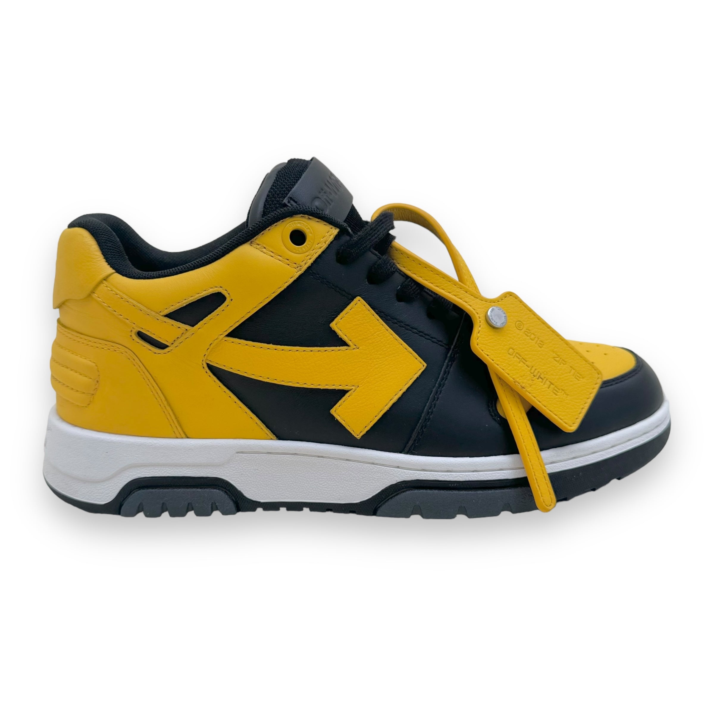 OFF-WHITE OUT OF OFFICE SNEAKER YELLOW / BLACK UK9