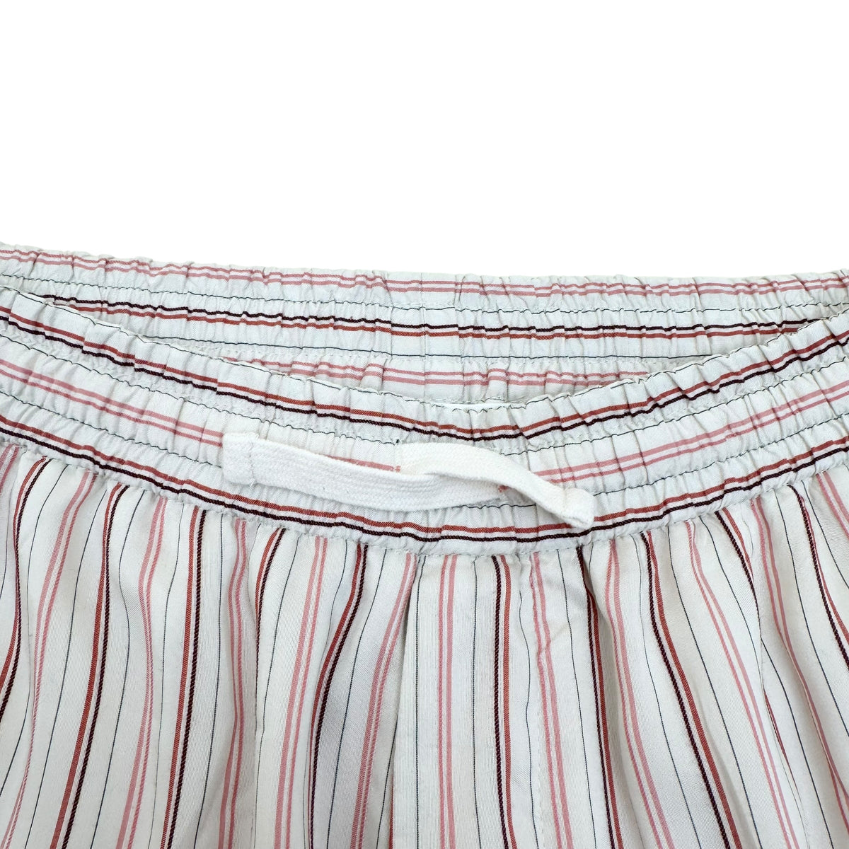 THE KOOPLES FLOWING STRIPED SHORTS BEIGE / PINK L