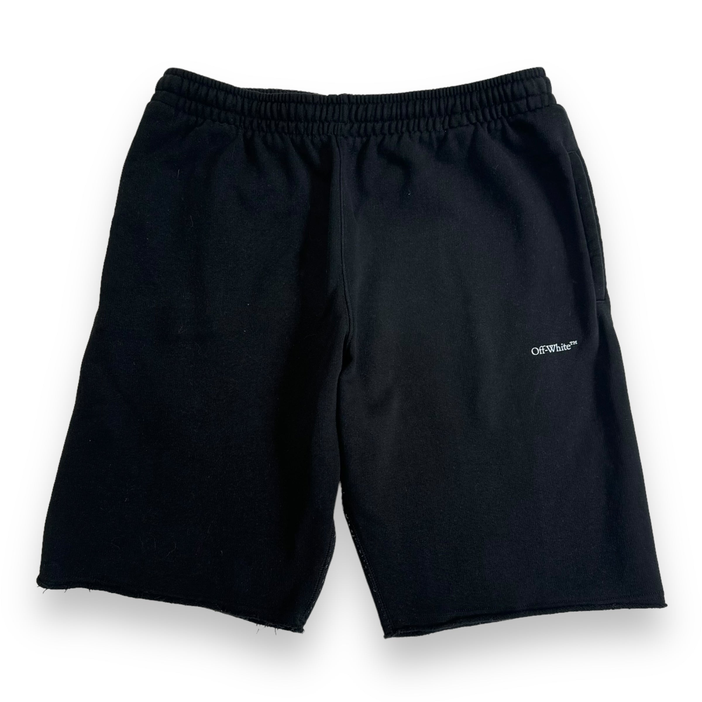 OFF-WHITE SRRAY SWEAT SHORTS BLACK / WHITE L