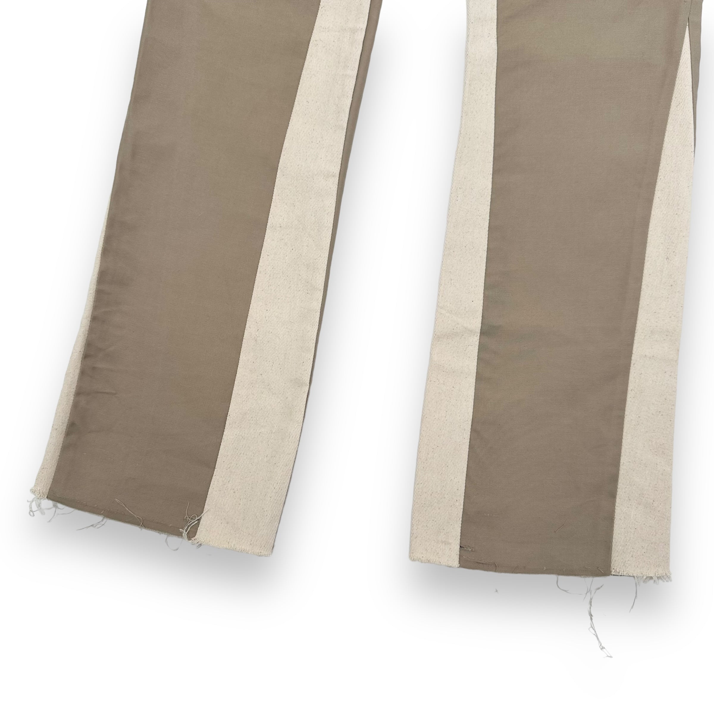 JEANIUS BAR ATELIER FLARED TROUSERS BEIGE 34W