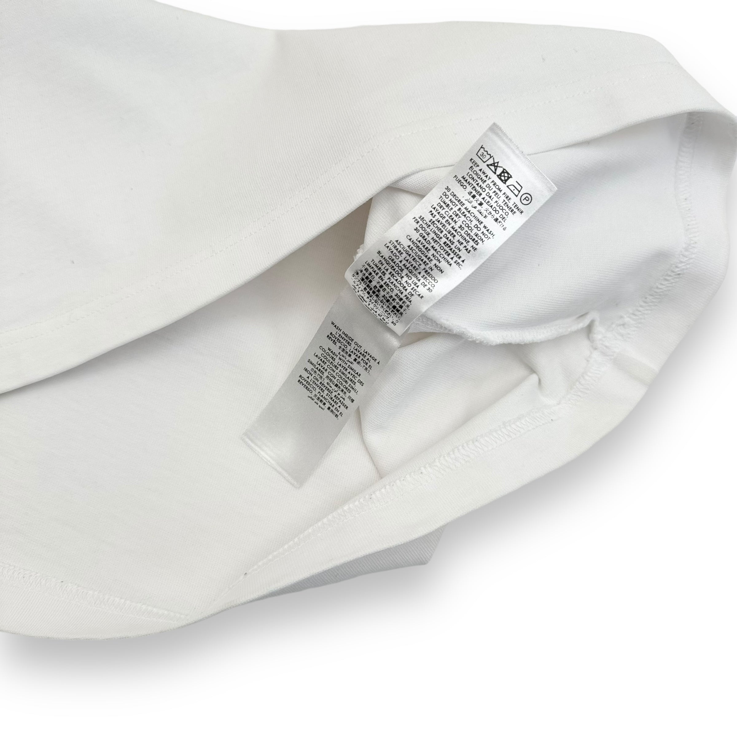 CASABLANCA TENNIS T-SHIRT WHITE XL