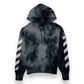 OFF-WHITE TIE-DYE HOODIE GREY L