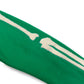 AMIRI LOGO-EMBOIDERED APPLIQUÉD BONE WOOL JACKET GREEN / WHITE 50 / L