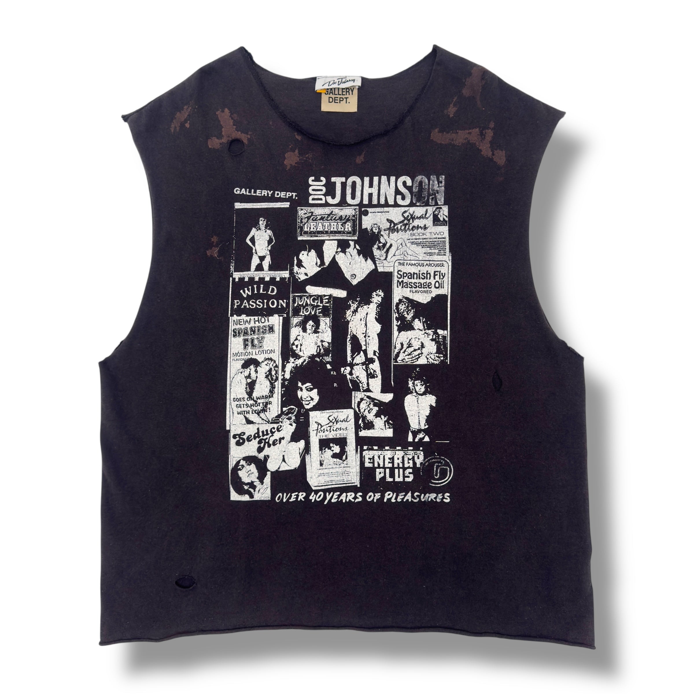 GALLERY DEPT. DOC JOHNSON DISTRESSED VEST GREY XL