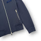 DIOR TECHNICAL FABRIC TRACK JACKET NAVY M