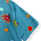 LOUIS VUITTON X YAYOI KUSAMA LV X YK SILK SHIRT BLUE L