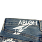 DENIM TEARS X VIRGIL ABLOH “MESSAGE IN A TEAR’ DENIM JEANS BLUE W32”