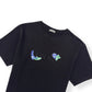 DIOR X KENNY FW21 CROSSOVER ALPHABET KNITTED T-SHIRT BLACK M