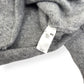 JACQUEMUS LE PULL WOOL-BLEND SWEATER GREY / WHITE L