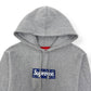 SUPREME BANDANA BOX LOGO HOODIE GREY / BLUE S