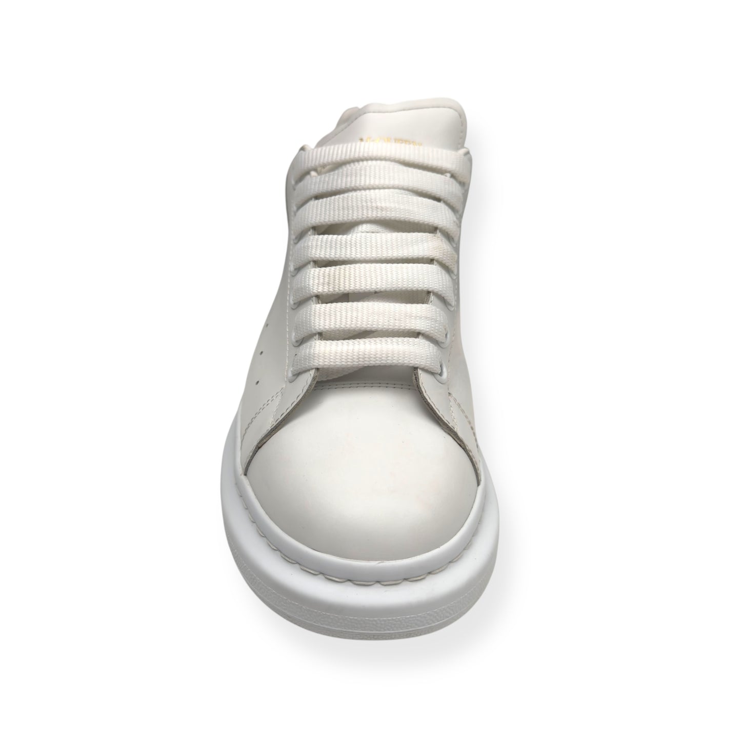 ALEXANDER MCQUEEN OVERSIZED LEATHER SNEAKER WHITE 42.5 / UK8.5