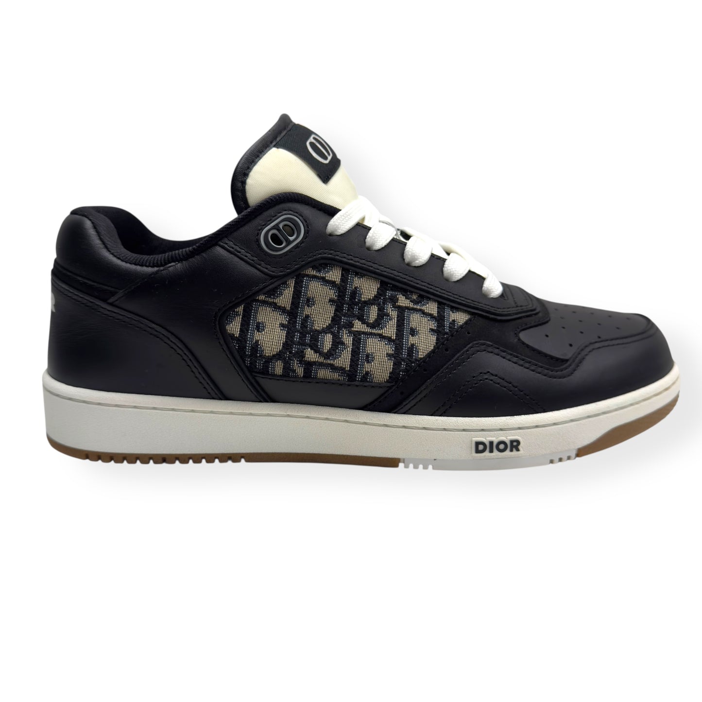 DIOR B27 LOW TOP SNEAKER BLACK / WHITE 43 / UK9