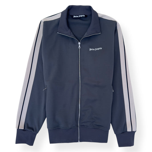 PALM ANGELS TRACK JACKET GREY / WHITE XL