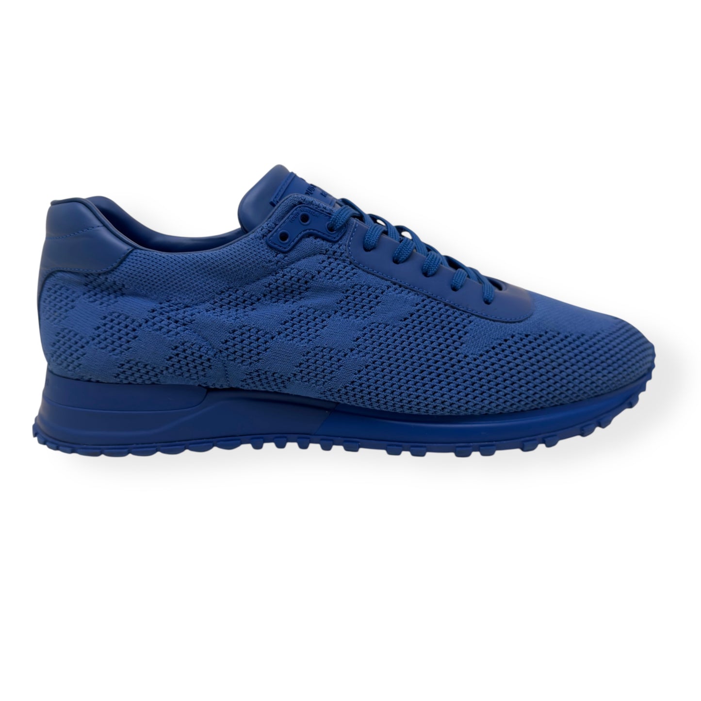 LOUIS VUITTON DAMIER MESH RUN AWAY SNEAKER BLUE UK9.5
