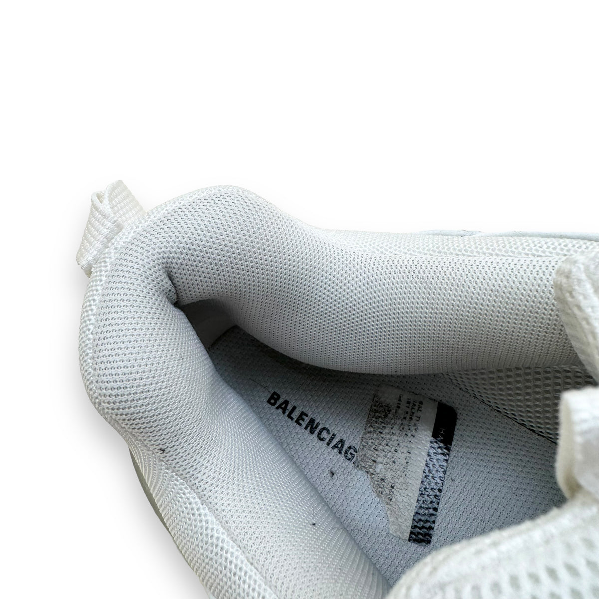 BALENCIAGA TRIPLE S CLEAR SOLE SNEAKER WHITE UK8