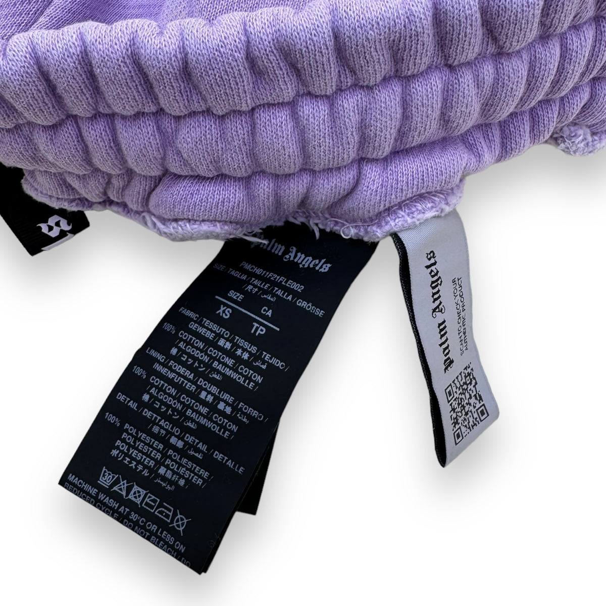PALM ANGELS OVERSIZED SWEATPANTS PURPLE XS