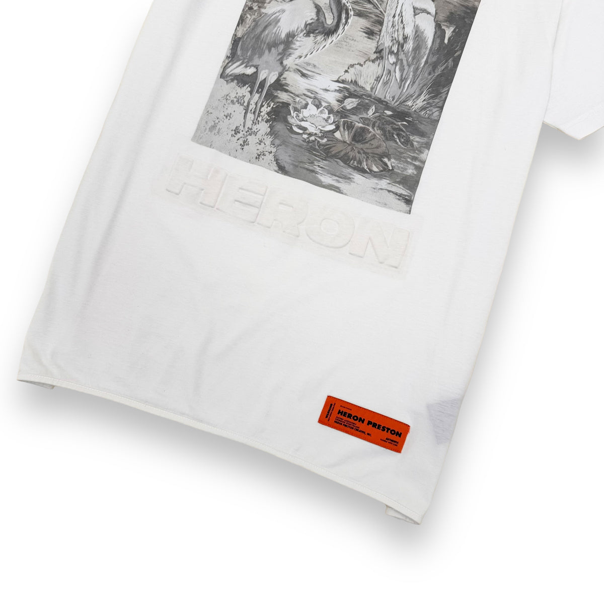 HERON PRESTON T-SHIRT WHITE L