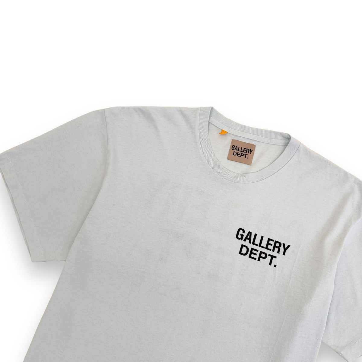 GALLERY DEPT. LOGO-PRINT T-SHIRT BABY BLUE XL