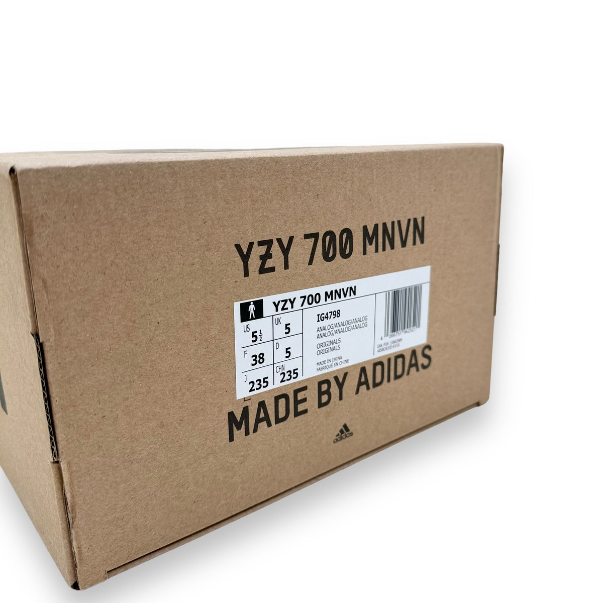 ADIDAS YEEZY BOOST 700 MNVN LACELESS ANALOG SNEAKER UK5