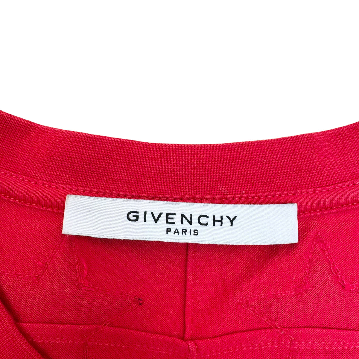 GIVENCHY STAR T-SHIRT RED RED L