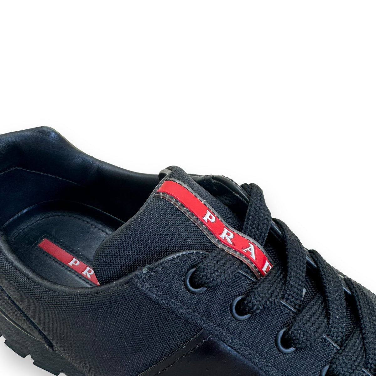 PRADA MATCH RACE RUNNER SNEAKER BLACK UK11