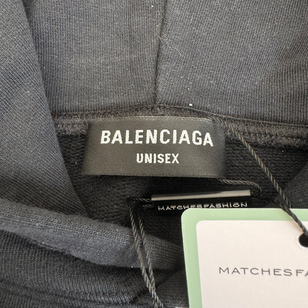 BALENCIAGA X THE SIMPSONS GRAPHIC PRINT HOODIE BLACK M