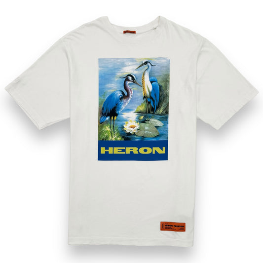 HERON PRESTON HERON T-SHIRT WHITE / BLUE M