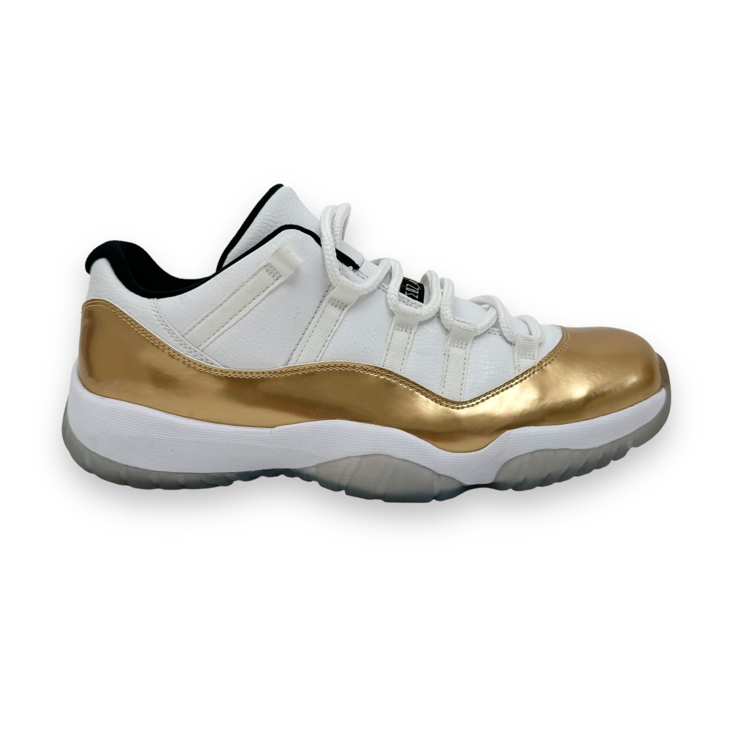 AIR JORDAN 11 RETRO LOW 'CLOSING CEREMONY' SNEAKER WHITE / GOLD UK10.5