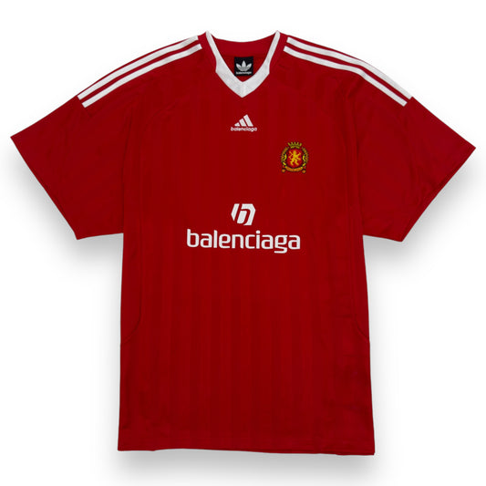 BALENCIAGA X ADIDAS FW22 FOOTBALL SHIRT RED L