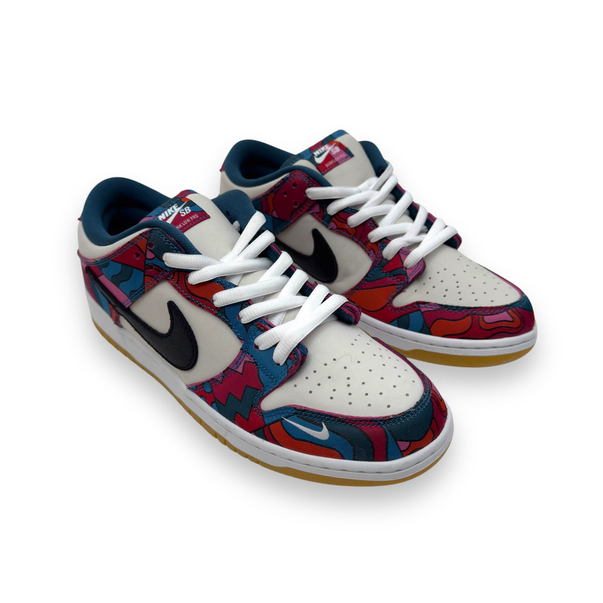 NIKE DUNK LOW PRO SB X PARRA ABSTRACT ART SNEAKER MULTICOLOURED UK10.5