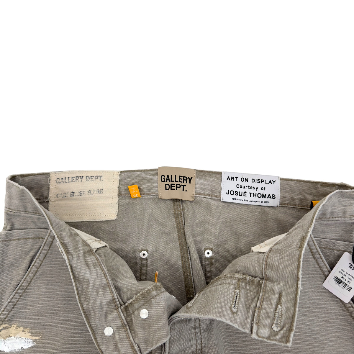 GALLERY DEPT. LA FLARE CARPENTER JEANS CEMENT W32”