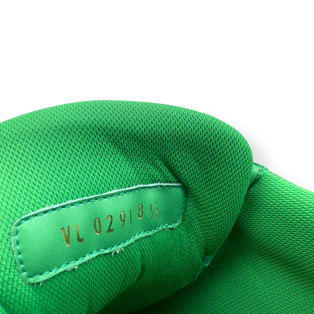 LOUIS VUITTON LV TRAINER GREEN / BLACK UK8.5