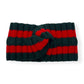 GUCCI WOOL WEB HEADBAND GREEN / RED S